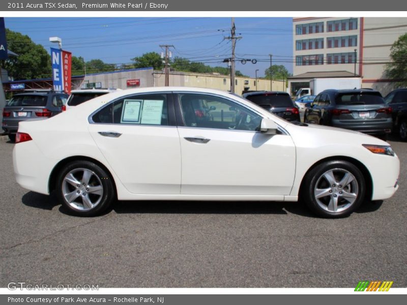 Premium White Pearl / Ebony 2011 Acura TSX Sedan