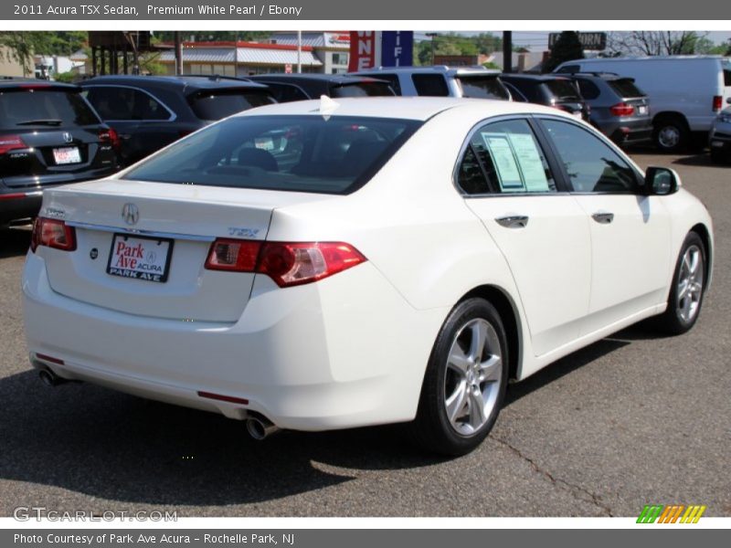 Premium White Pearl / Ebony 2011 Acura TSX Sedan