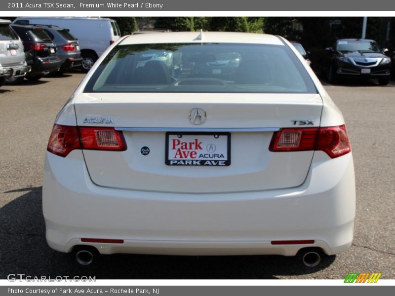 Premium White Pearl / Ebony 2011 Acura TSX Sedan