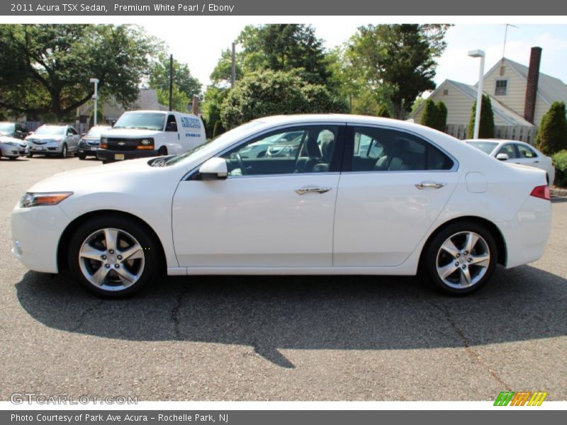 Premium White Pearl / Ebony 2011 Acura TSX Sedan