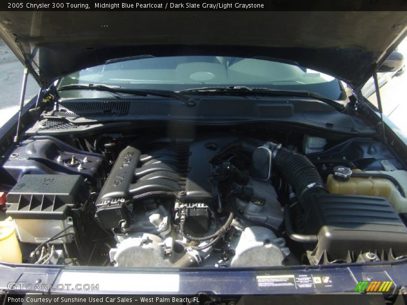 Midnight Blue Pearlcoat / Dark Slate Gray/Light Graystone 2005 Chrysler 300 Touring