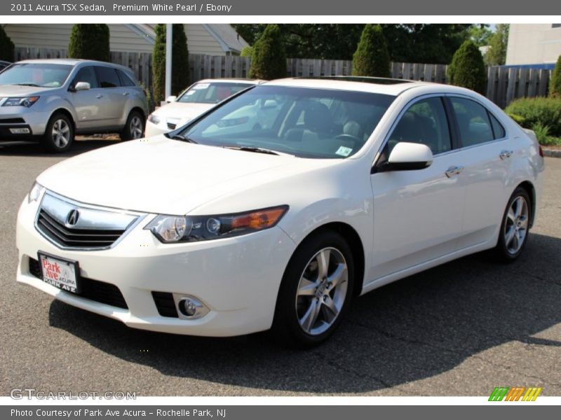 Premium White Pearl / Ebony 2011 Acura TSX Sedan