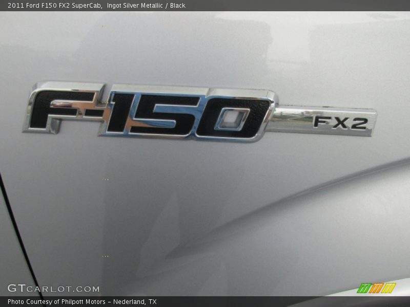 Ingot Silver Metallic / Black 2011 Ford F150 FX2 SuperCab