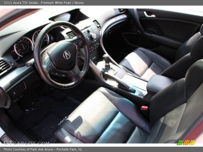 Premium White Pearl / Ebony 2011 Acura TSX Sedan