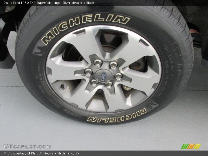 Ingot Silver Metallic / Black 2011 Ford F150 FX2 SuperCab