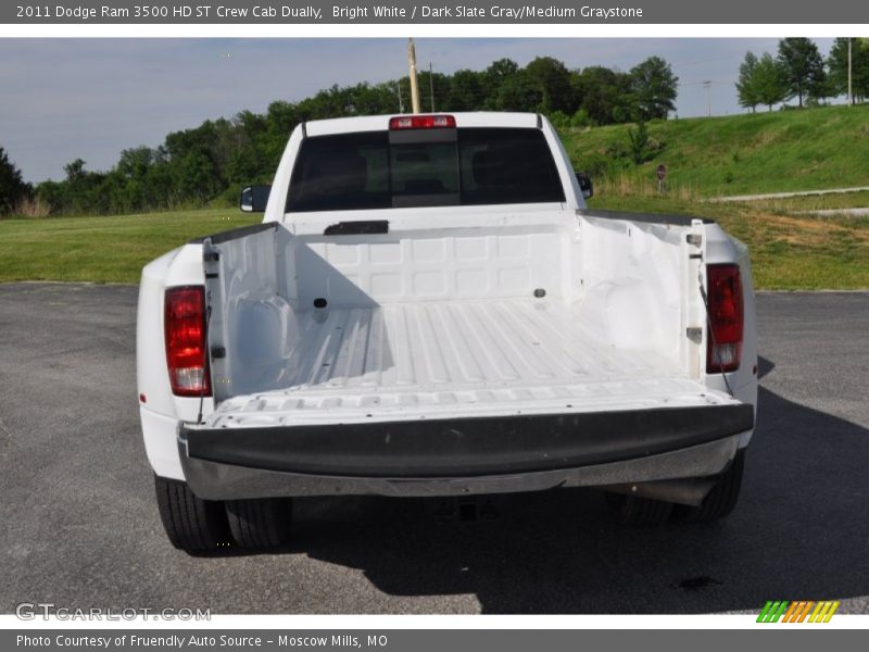 Bright White / Dark Slate Gray/Medium Graystone 2011 Dodge Ram 3500 HD ST Crew Cab Dually