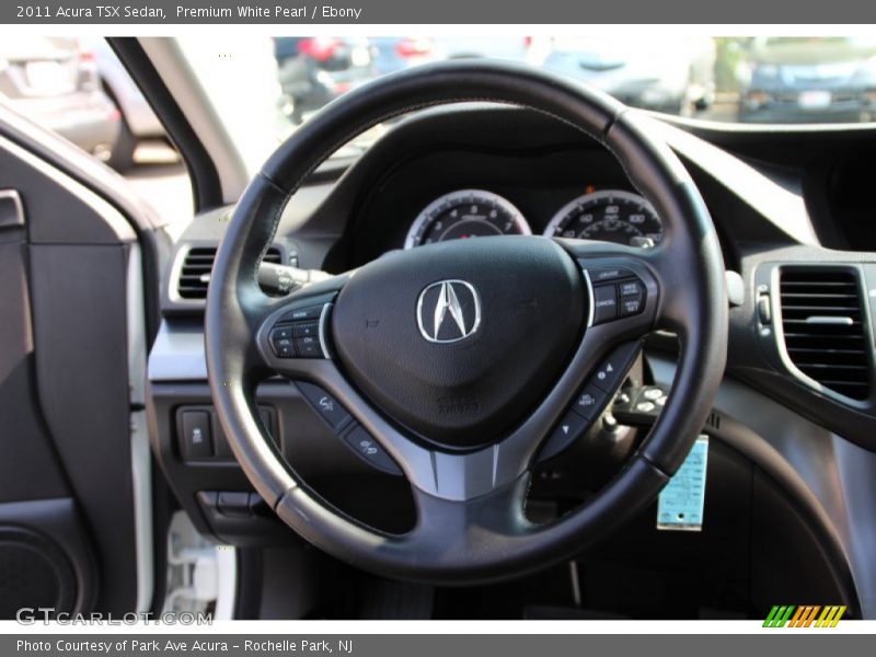 Premium White Pearl / Ebony 2011 Acura TSX Sedan
