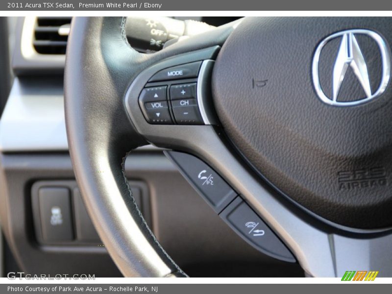 Premium White Pearl / Ebony 2011 Acura TSX Sedan