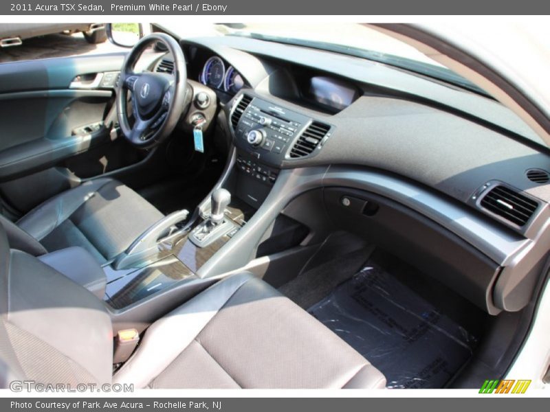 Premium White Pearl / Ebony 2011 Acura TSX Sedan