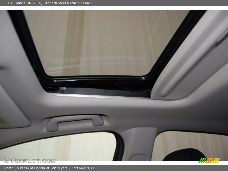 Modern Steel Metallic / Black 2016 Honda HR-V EX