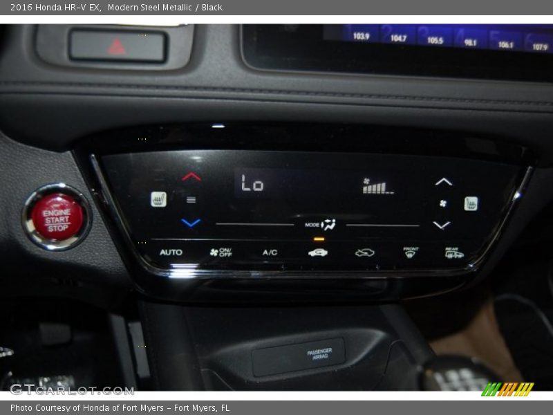 Modern Steel Metallic / Black 2016 Honda HR-V EX