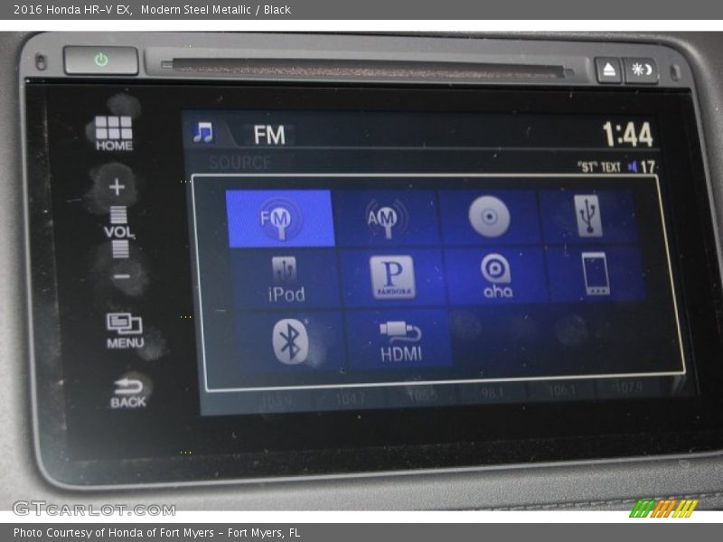Modern Steel Metallic / Black 2016 Honda HR-V EX