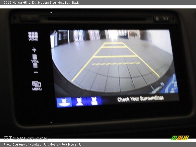 Modern Steel Metallic / Black 2016 Honda HR-V EX