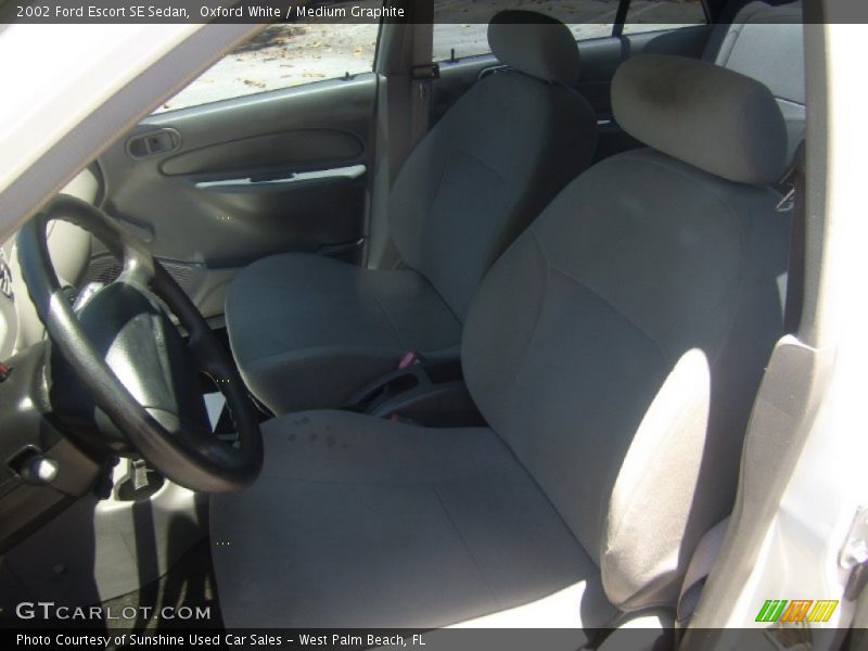  2002 Escort SE Sedan Medium Graphite Interior