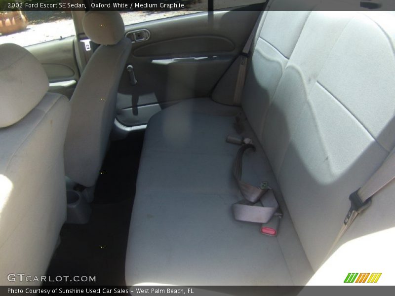Oxford White / Medium Graphite 2002 Ford Escort SE Sedan