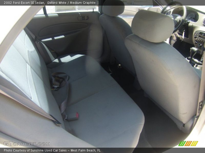 Oxford White / Medium Graphite 2002 Ford Escort SE Sedan