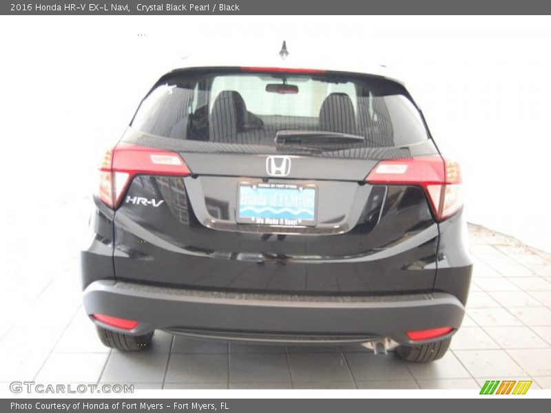 Crystal Black Pearl / Black 2016 Honda HR-V EX-L Navi