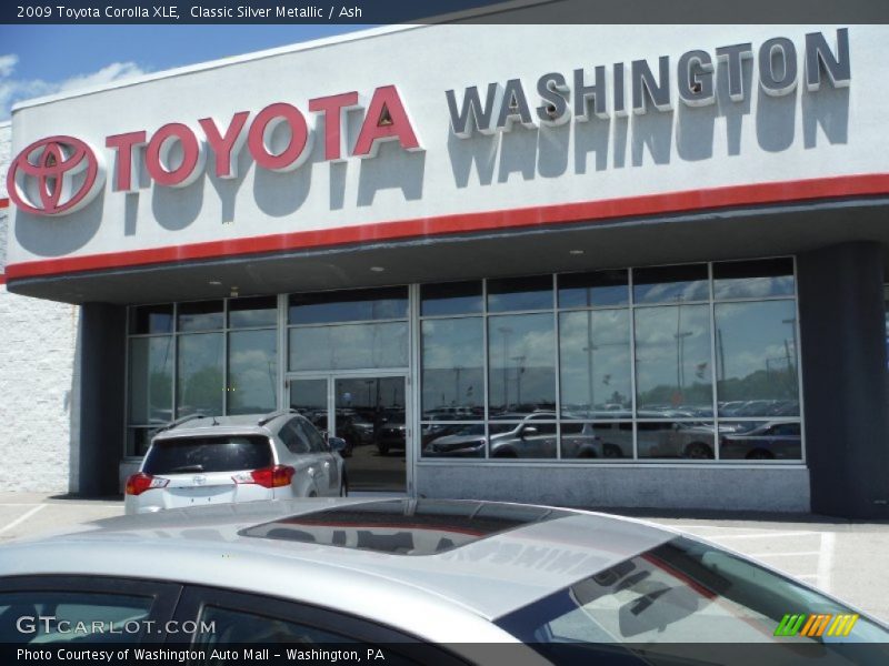 Classic Silver Metallic / Ash 2009 Toyota Corolla XLE