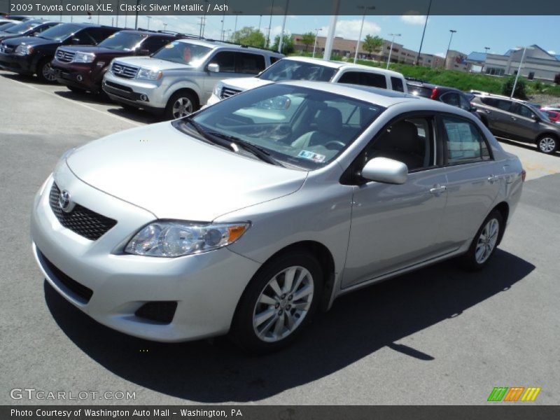 Classic Silver Metallic / Ash 2009 Toyota Corolla XLE