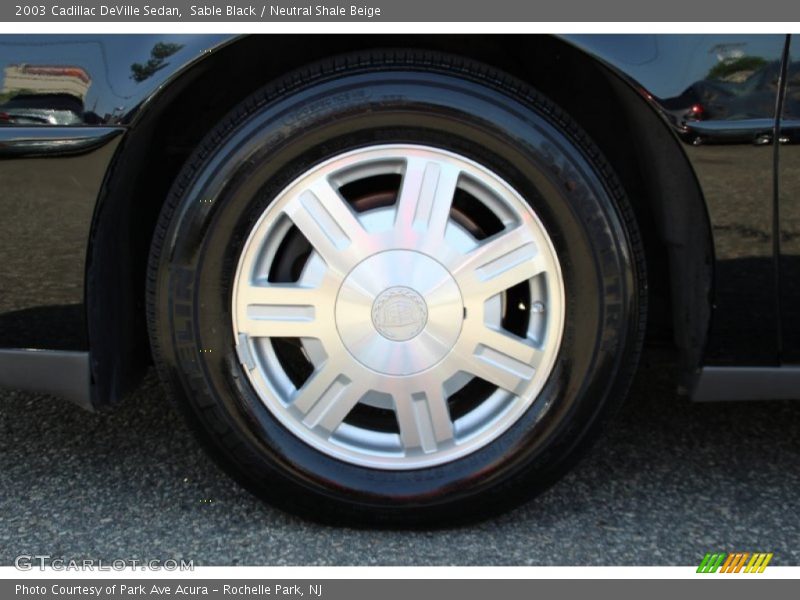 Sable Black / Neutral Shale Beige 2003 Cadillac DeVille Sedan