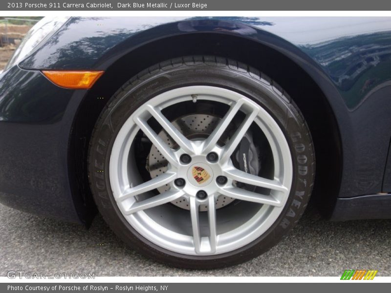 Dark Blue Metallic / Luxor Beige 2013 Porsche 911 Carrera Cabriolet