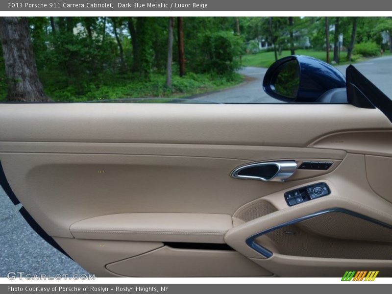 Dark Blue Metallic / Luxor Beige 2013 Porsche 911 Carrera Cabriolet