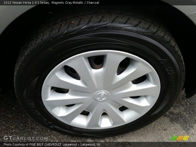 Magnetic Gray Metallic / Charcoal 2012 Nissan Versa 1.6 S Sedan