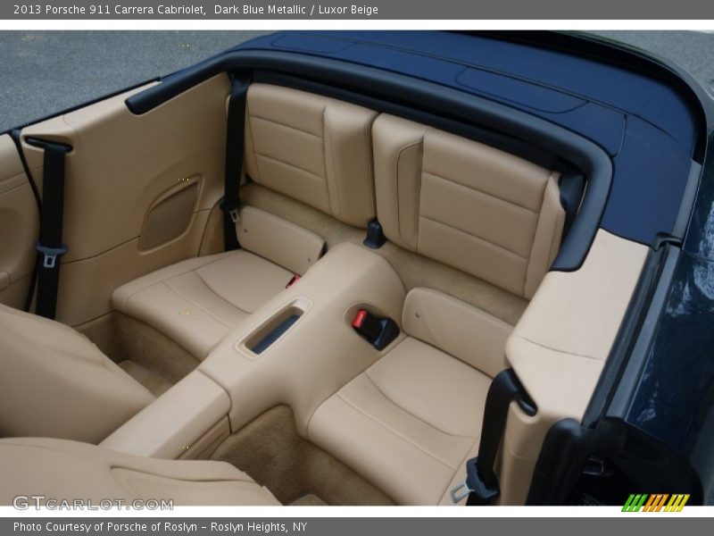 Dark Blue Metallic / Luxor Beige 2013 Porsche 911 Carrera Cabriolet