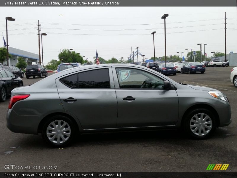 Magnetic Gray Metallic / Charcoal 2012 Nissan Versa 1.6 S Sedan