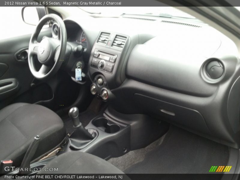 Magnetic Gray Metallic / Charcoal 2012 Nissan Versa 1.6 S Sedan