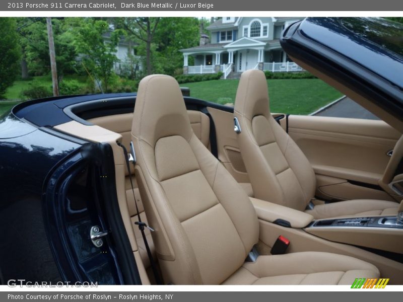 Dark Blue Metallic / Luxor Beige 2013 Porsche 911 Carrera Cabriolet