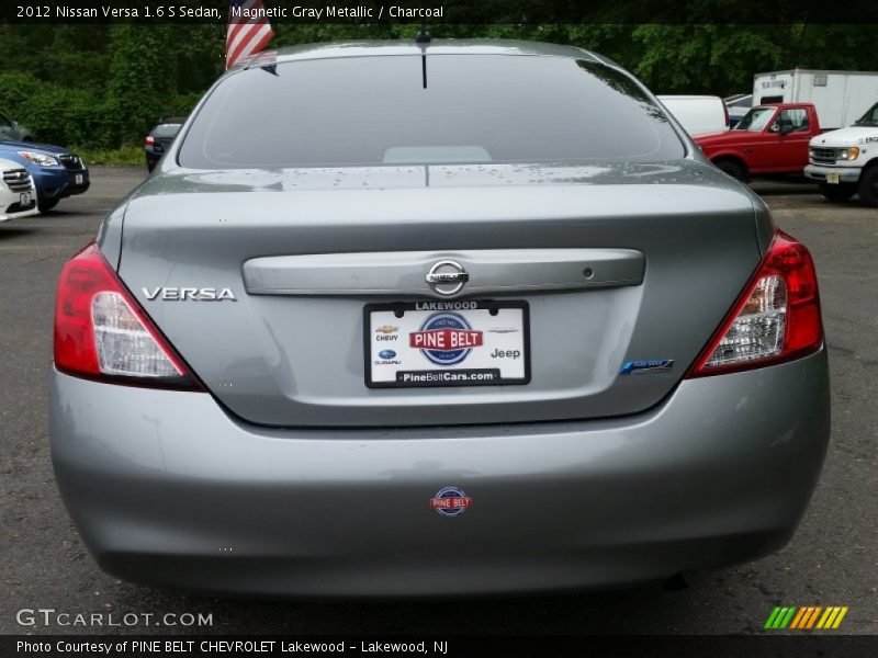 Magnetic Gray Metallic / Charcoal 2012 Nissan Versa 1.6 S Sedan