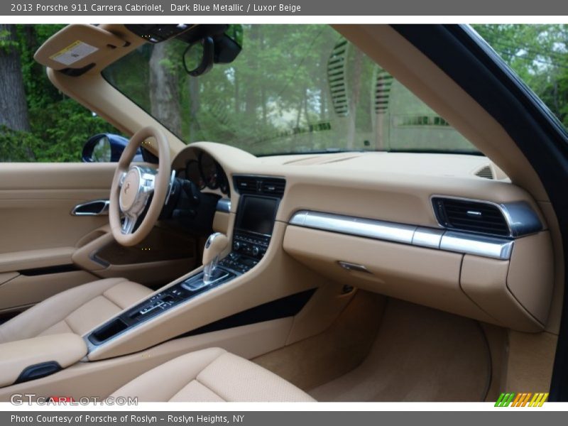 Dark Blue Metallic / Luxor Beige 2013 Porsche 911 Carrera Cabriolet
