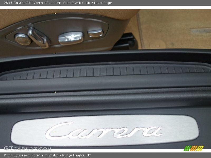 Dark Blue Metallic / Luxor Beige 2013 Porsche 911 Carrera Cabriolet