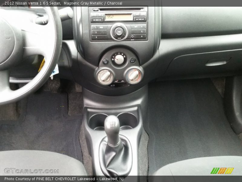 Magnetic Gray Metallic / Charcoal 2012 Nissan Versa 1.6 S Sedan