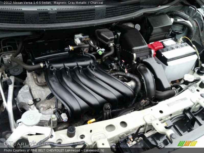 Magnetic Gray Metallic / Charcoal 2012 Nissan Versa 1.6 S Sedan