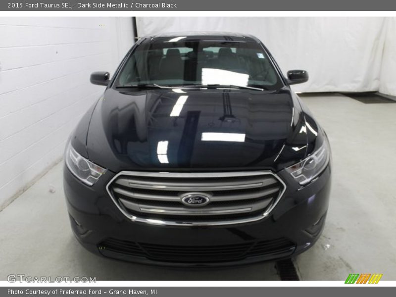 Dark Side Metallic / Charcoal Black 2015 Ford Taurus SEL