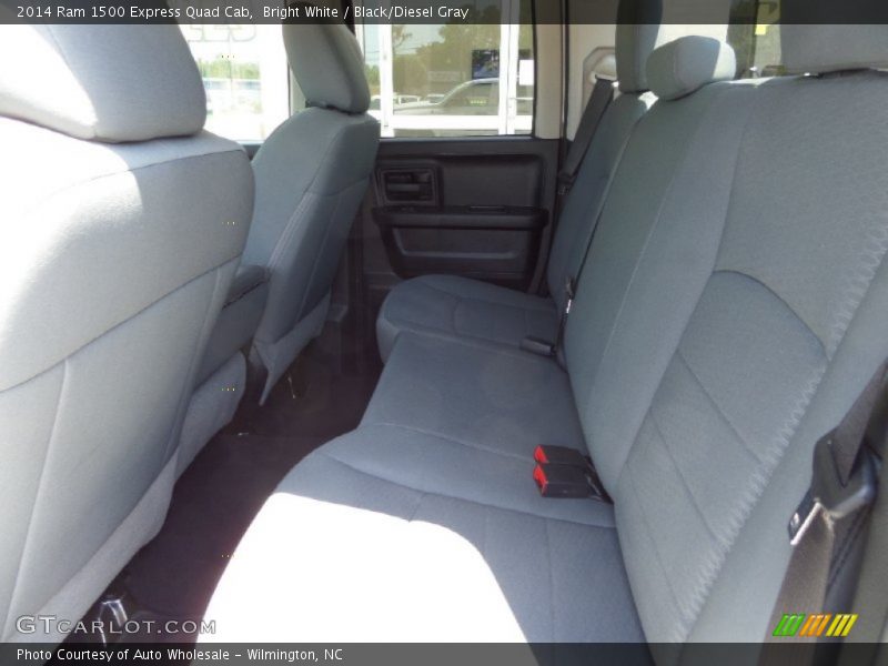 Bright White / Black/Diesel Gray 2014 Ram 1500 Express Quad Cab