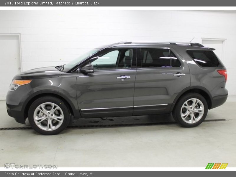 Magnetic / Charcoal Black 2015 Ford Explorer Limited