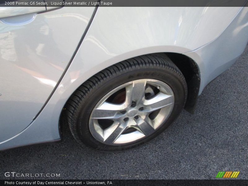 Liquid Silver Metallic / Light Taupe 2008 Pontiac G6 Sedan