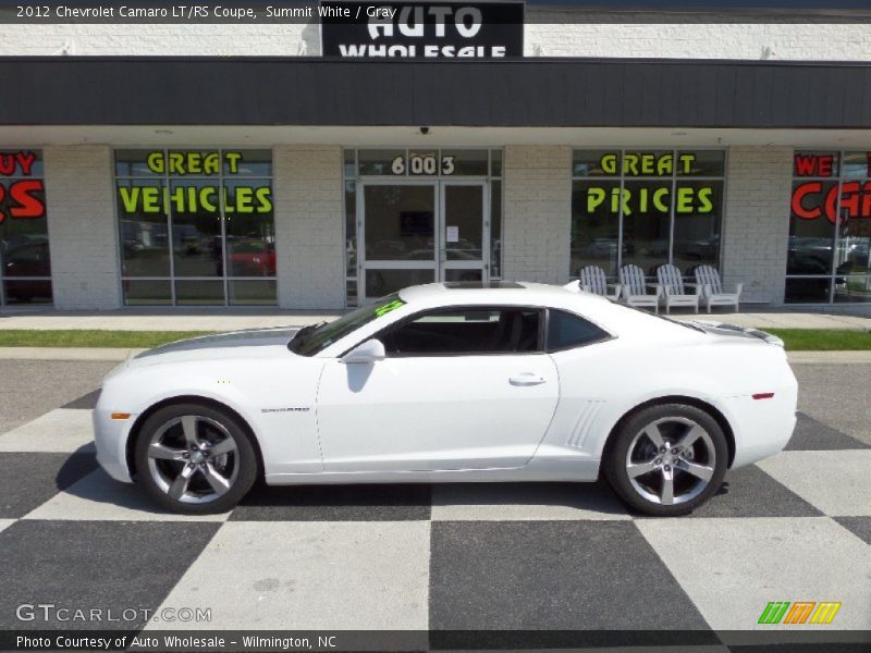 Summit White / Gray 2012 Chevrolet Camaro LT/RS Coupe