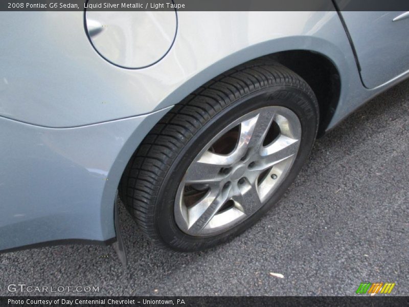 Liquid Silver Metallic / Light Taupe 2008 Pontiac G6 Sedan
