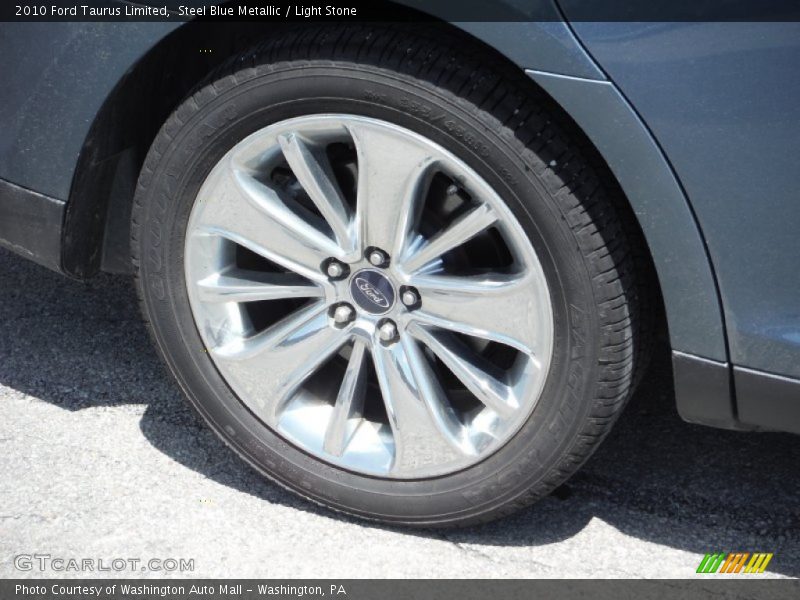 Steel Blue Metallic / Light Stone 2010 Ford Taurus Limited