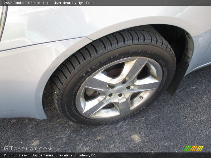 Liquid Silver Metallic / Light Taupe 2008 Pontiac G6 Sedan