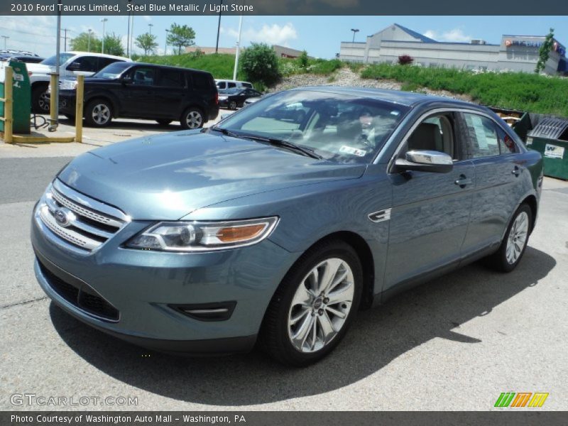 Steel Blue Metallic / Light Stone 2010 Ford Taurus Limited