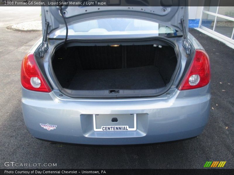 Liquid Silver Metallic / Light Taupe 2008 Pontiac G6 Sedan