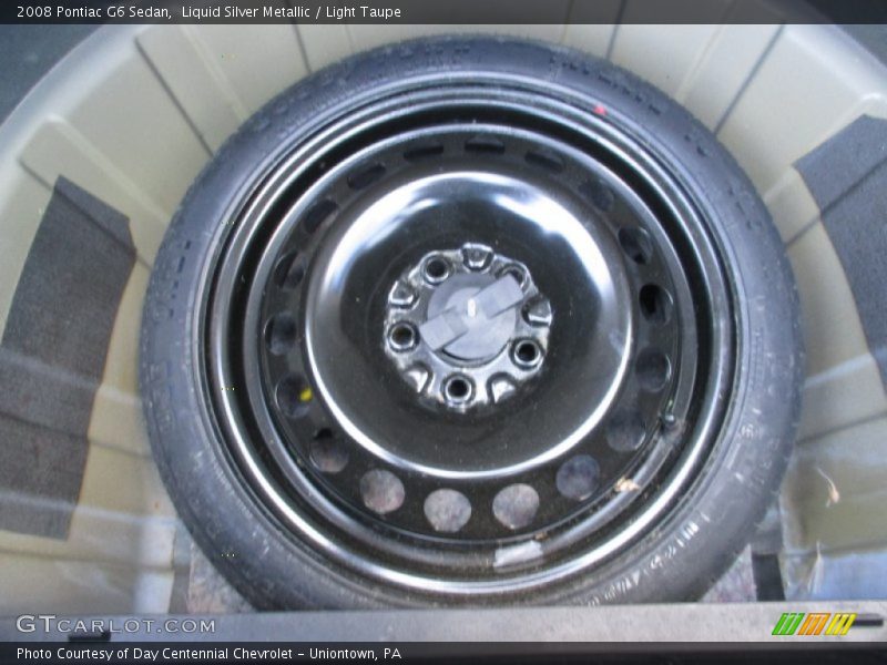 Liquid Silver Metallic / Light Taupe 2008 Pontiac G6 Sedan