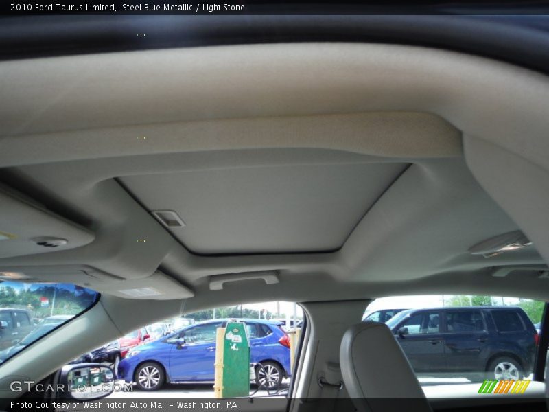Steel Blue Metallic / Light Stone 2010 Ford Taurus Limited