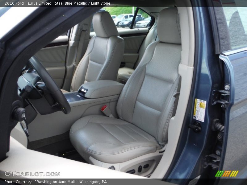 Steel Blue Metallic / Light Stone 2010 Ford Taurus Limited