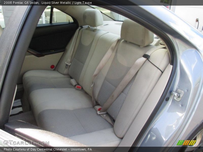 Liquid Silver Metallic / Light Taupe 2008 Pontiac G6 Sedan